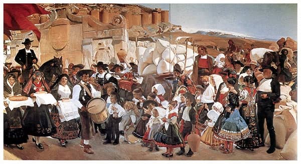 Castilla, la fiesta del pan, de Sorolla